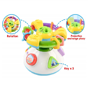 اسباب بازی چرخ فرمان موزیکال کودک FIVE STAR TOYS MUSIC 2 IN 1 PROJECTION_اسباب بازی